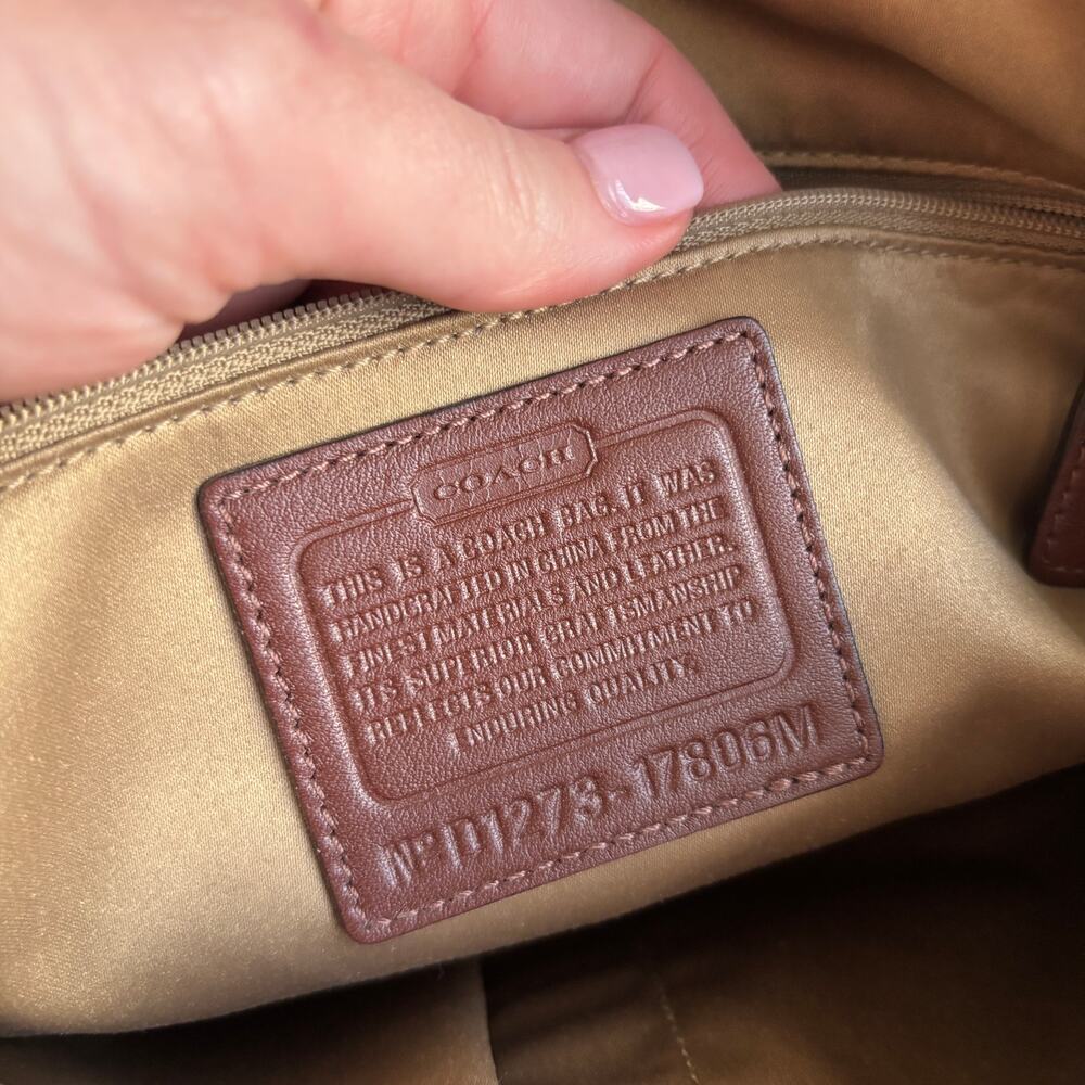 Coach Chelsea Signature Jayden Carryall Satchel/Top Handle Bag 17806 Khaki/Brown - Picture 5 of 8